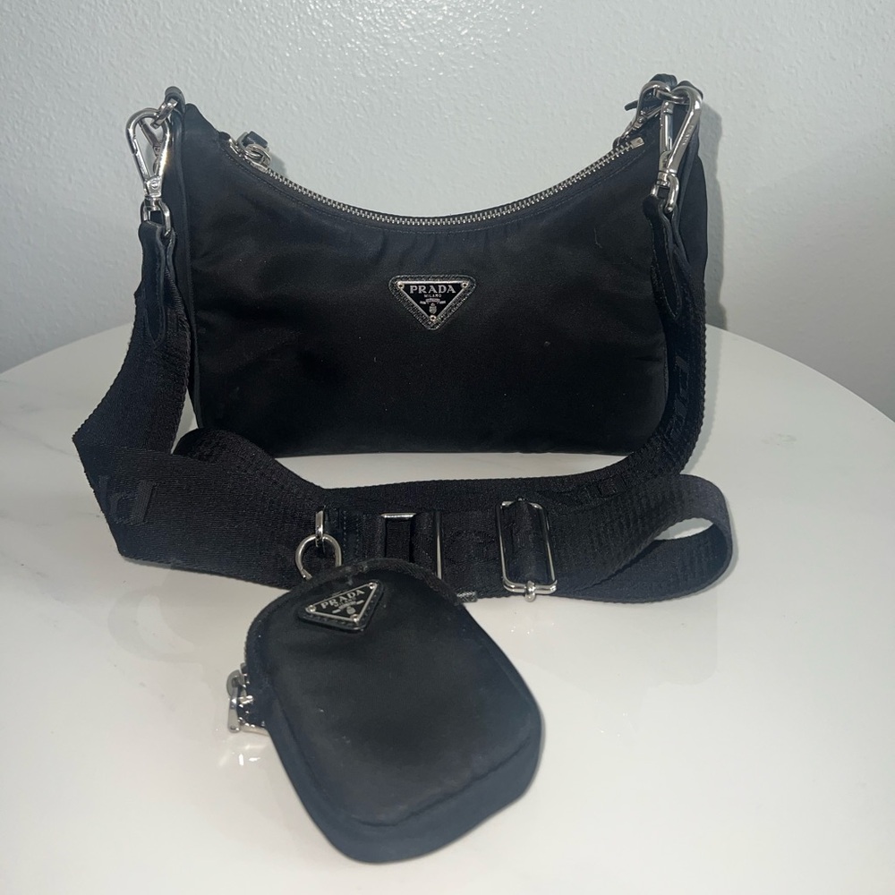 Prada Re-Edition Nylon Bag Black